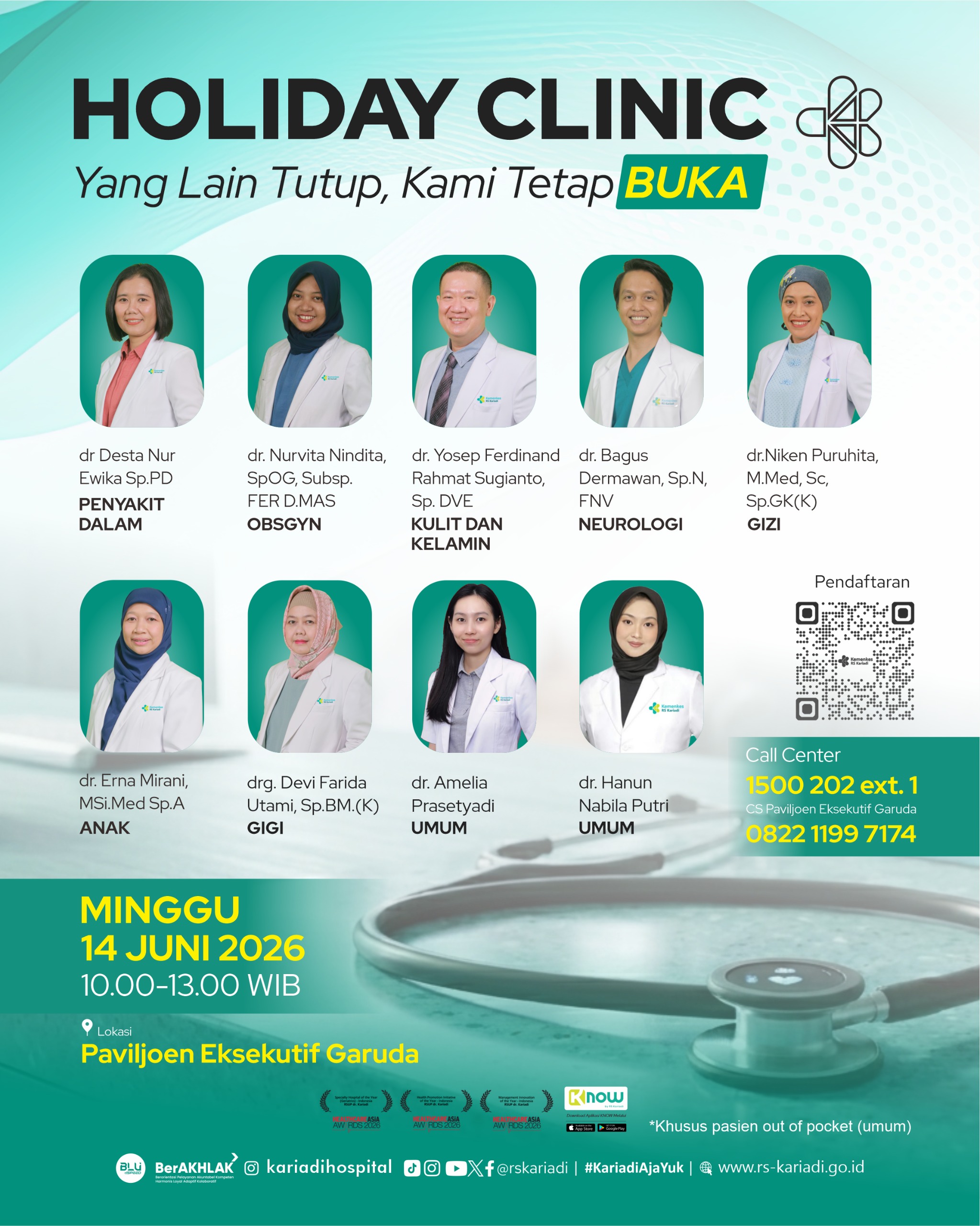 Holiday Clinic 14 Juni 2026