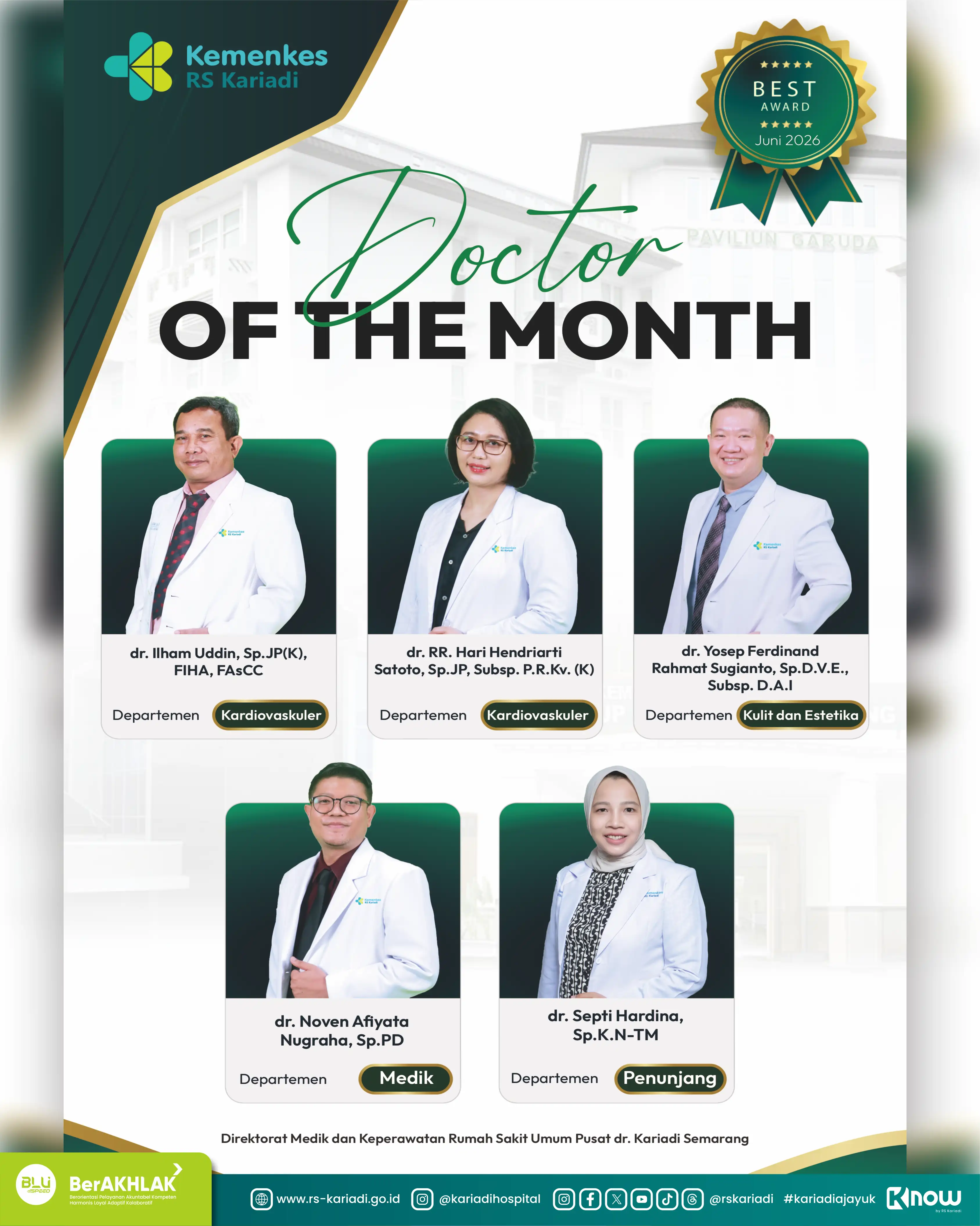 Doctor of The Month Juni 2026