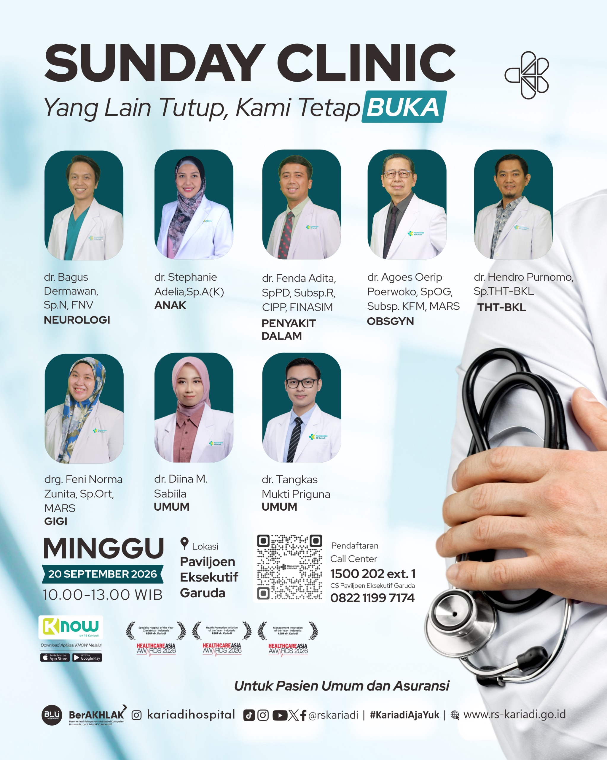 Sunday Clinic 20 September 2026
