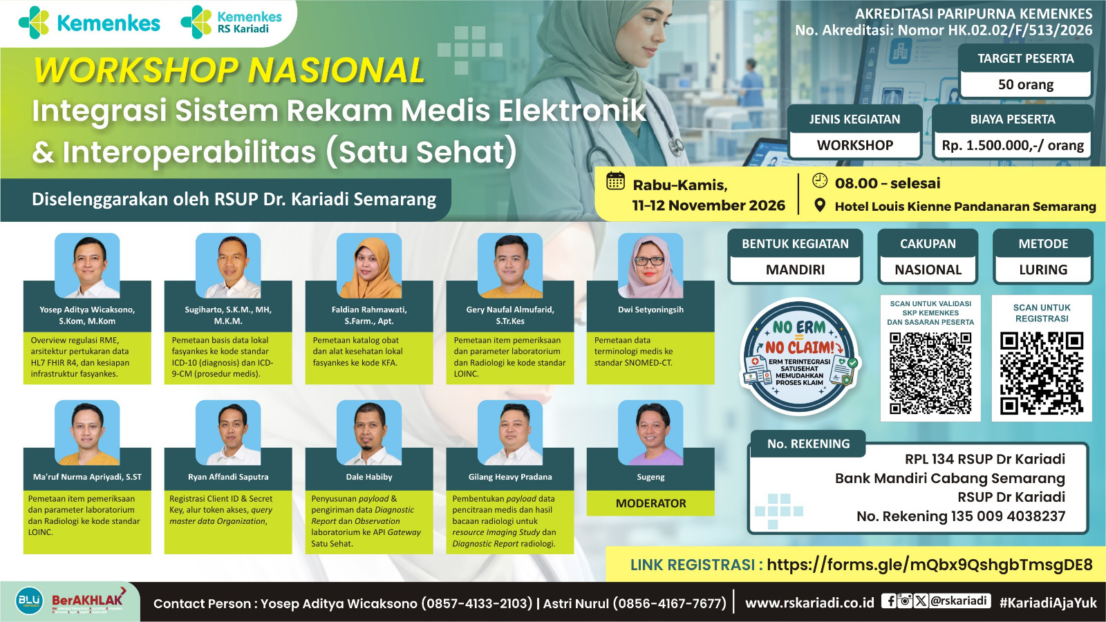 Gambar Konten Workshop Nasional Integrasi Sistem Rekam Medis Elektronik dan Interoperabilitas