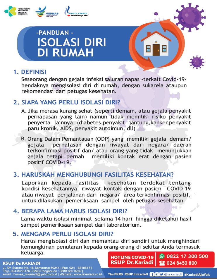 Panduan Isolasi Diri