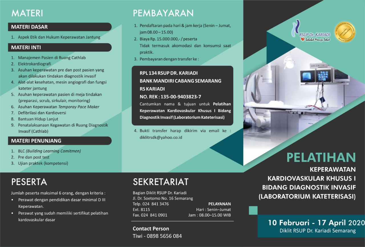 Pelatihan Perawat Jantung Kateterisasi